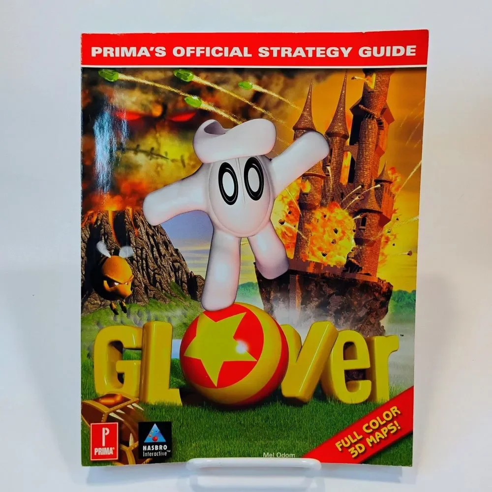 Glover [Nintendo 64, N64] - Prima's Official Strategy Guide w/ Combo Code Card